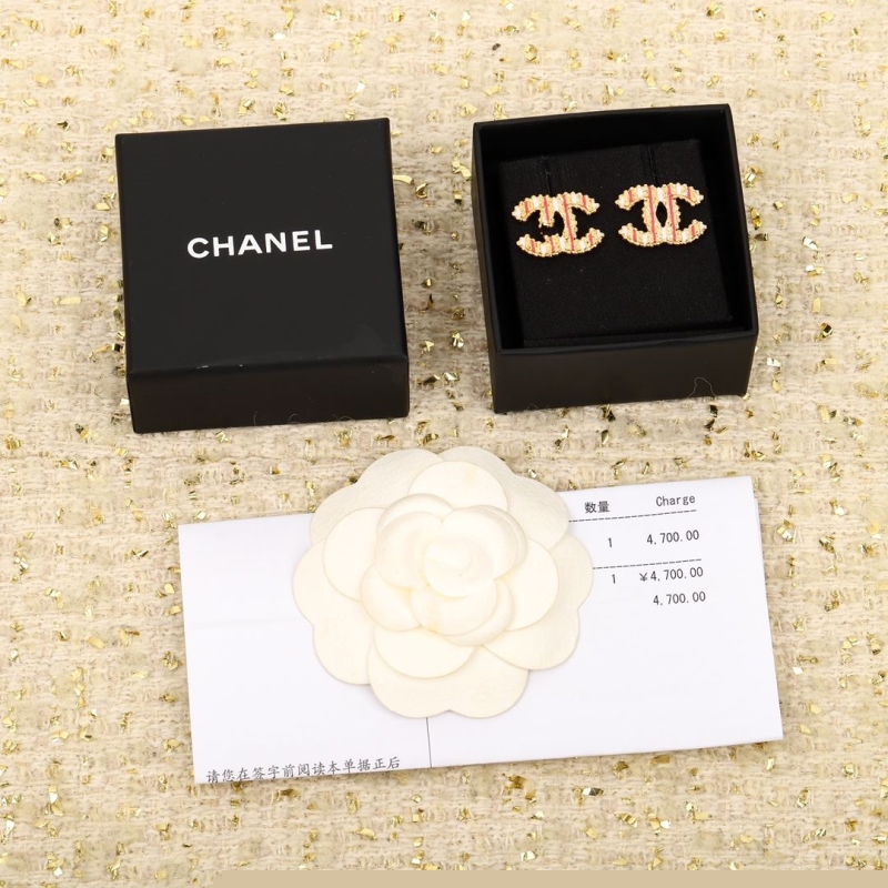 Ch*el earrings
